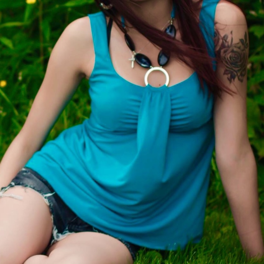 Blue blouse